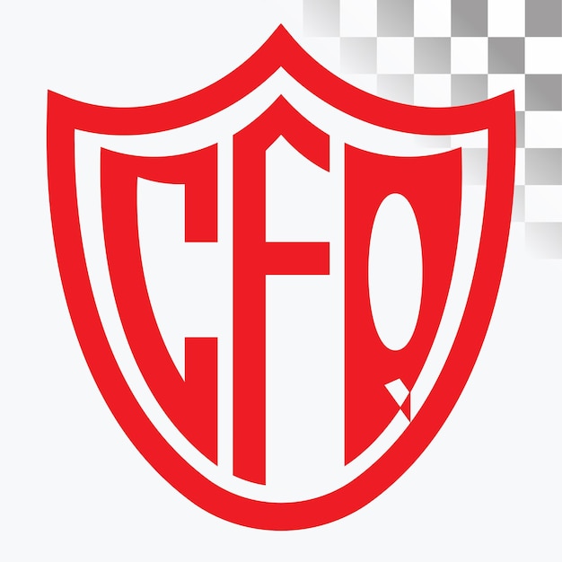 Diseño de logotipo de letra CFQ