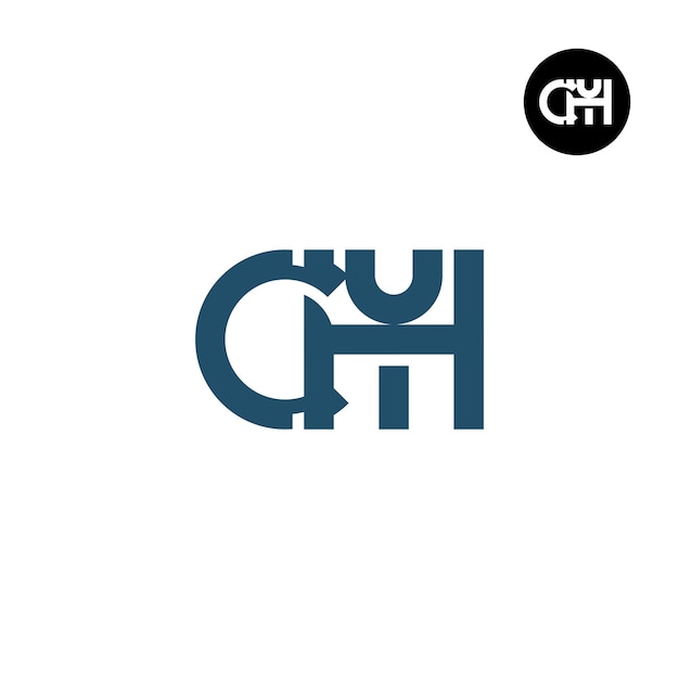 Diseño del logotipo de la letra CHY Monogram