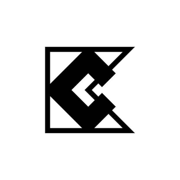 Vector diseño de logotipo letra ck