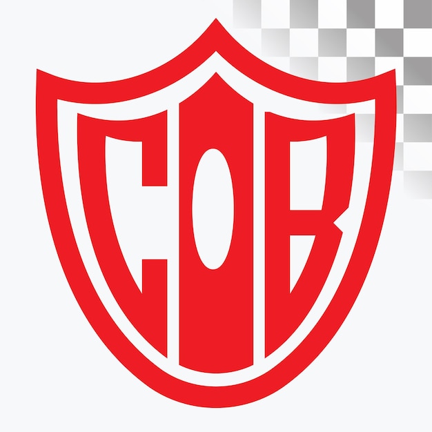 Diseño del logotipo de la letra COB