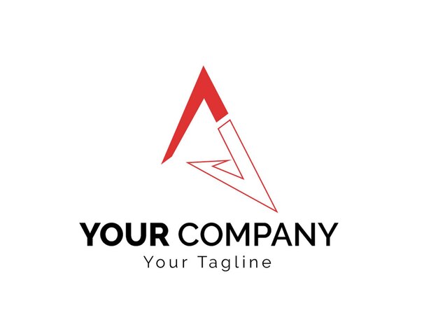 Diseño de logotipo de una letra Colección de plantillas de logotipo planas