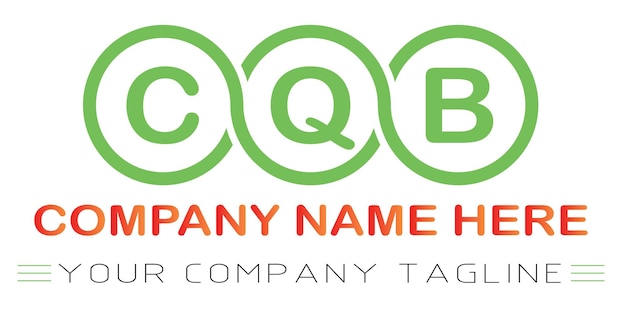 Diseño de logotipo letra CQB