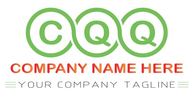 Diseño de logotipo letra CQQ