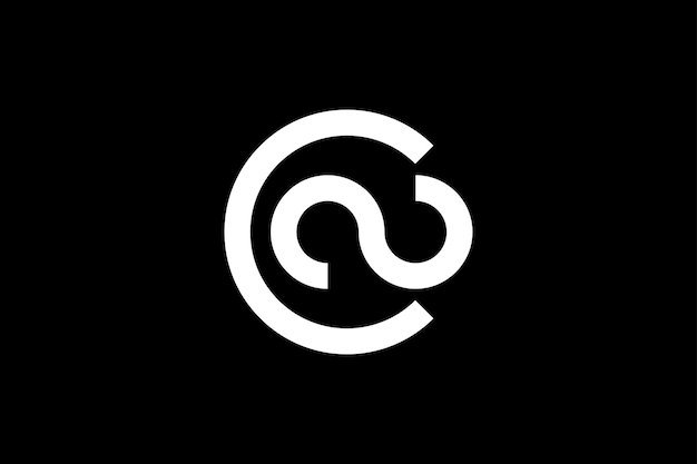 Diseño de logotipo letra CS o CN