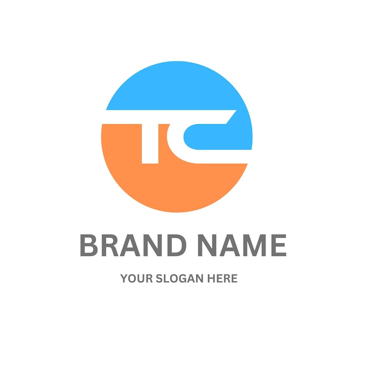 Vector diseño del logotipo de la letra ct208