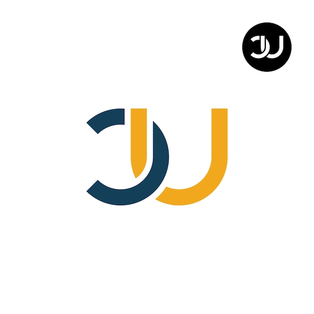 Diseño del logotipo de la letra CU Monogram