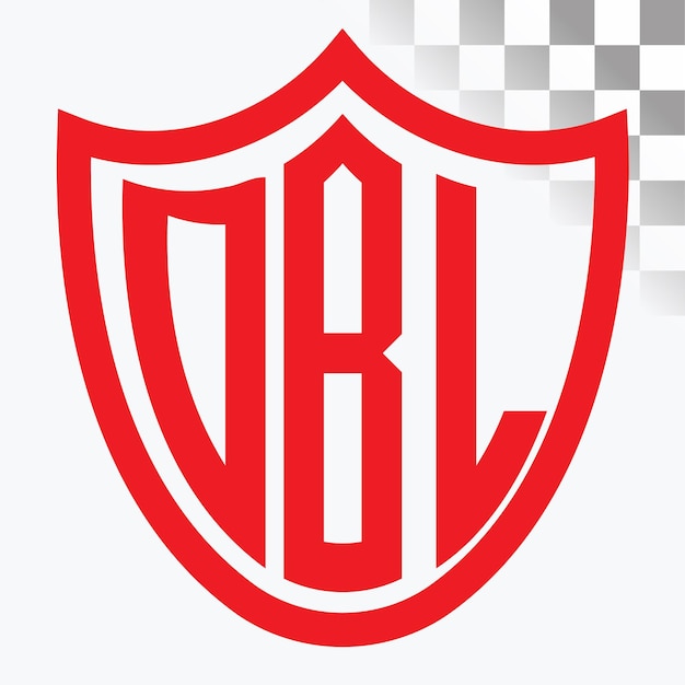 Diseño del logotipo de la letra DBL