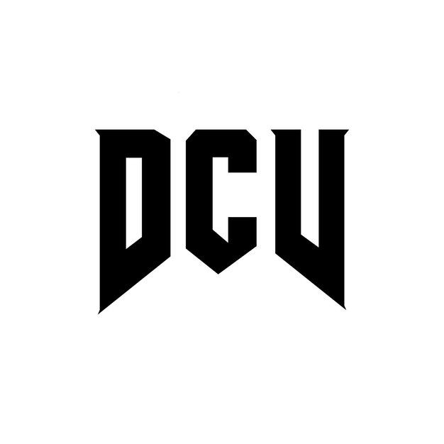 Diseño de logotipo de letra DCV para una empresa de tecnología Diseño del logotipo DCV combinación de colores blanco y negro Diseño del Logotipo DCV Vector DCV Diseño del Icono DCV Alfabeto DCV Tipo de diseño del logotipo