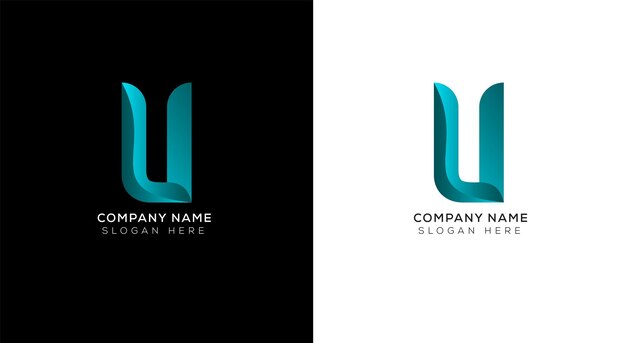 Diseño de logotipo de letra a degradado
