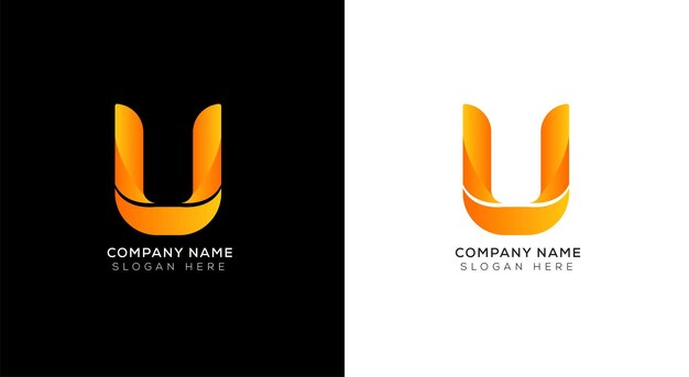 Diseño de logotipo de letra a degradado