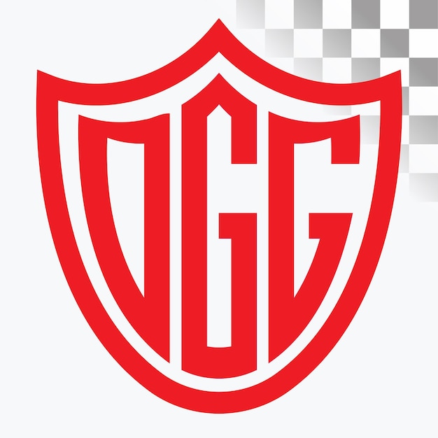 Diseño de logotipo de letra DGG