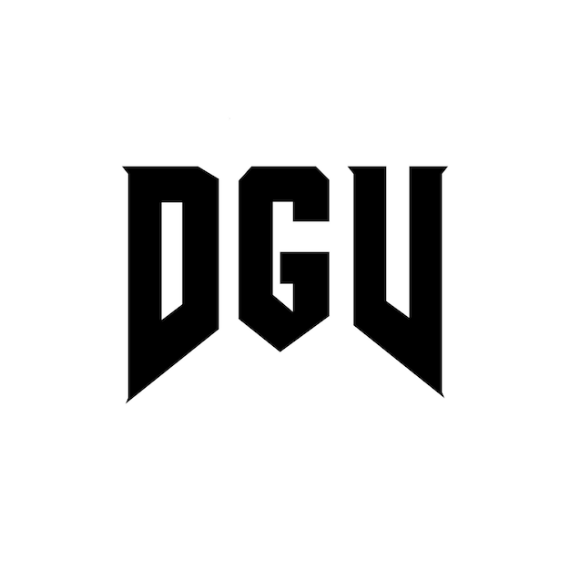 Diseño de logotipo de letra DGV para una empresa de tecnología Diseño del logotipo DGV combinación de colores blanco y negro Logotipo DGV vector diseño DGV icono DGV alfabeto DGV tipografía diseño del logotipo