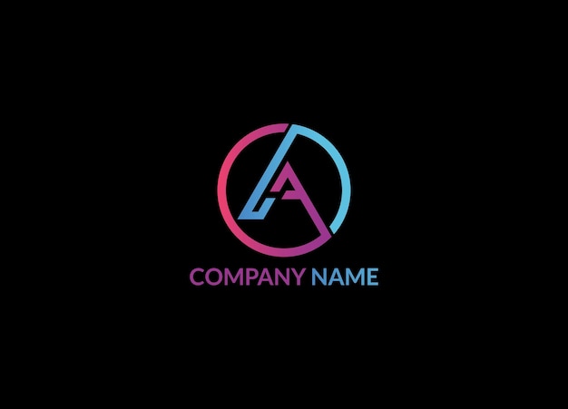 Diseño del logotipo de la letra LA y diseño del logotipo del monograma LA AL Alfabetos Letras Logotipo Monograma LA inicial