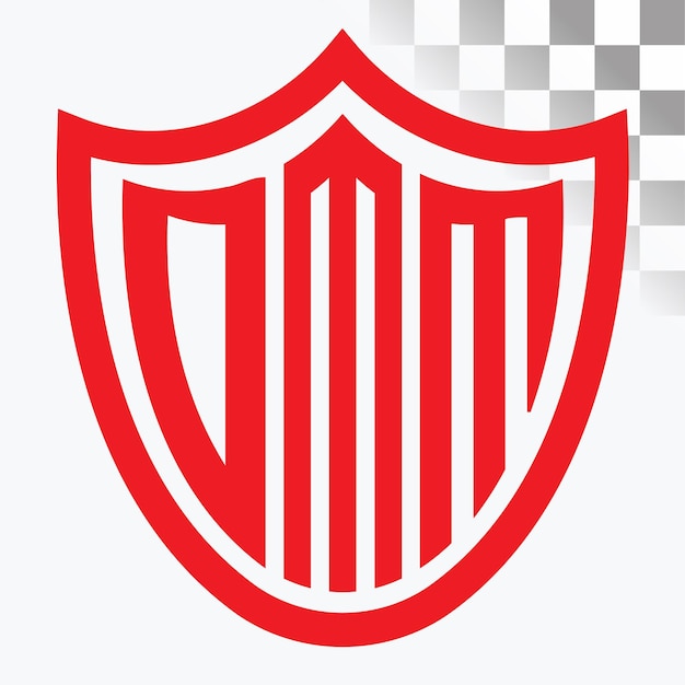 Diseño del logotipo de la letra DMM