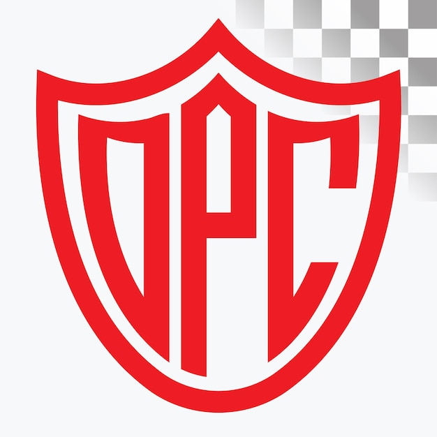 Diseño de logotipo de letra DPC