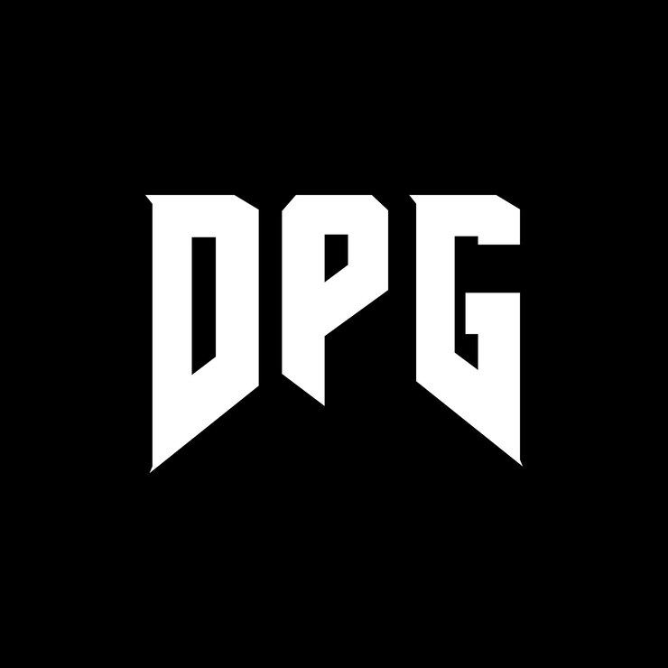 Vector diseño de logotipo de letra dpg para una empresa de tecnología diseño del logotipo dpg combinación de colores blanco y negro logotipo dpg vector dpg diseño del icono dpg alfabeto dpg tipo de diseño del logotipo