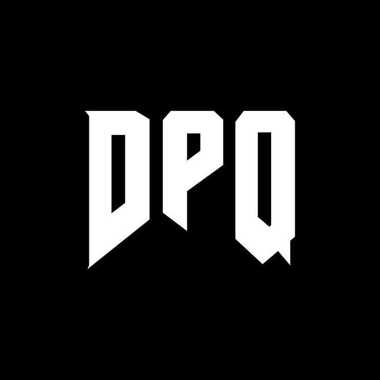 Vector diseño de logotipo de letra dpq para una empresa de tecnología diseño del logotipo dpq combinación de colores blanco y negro logotipo dpq vector dpq diseño icono dpq alfabeto dpq tipografía diseño del logotipo
