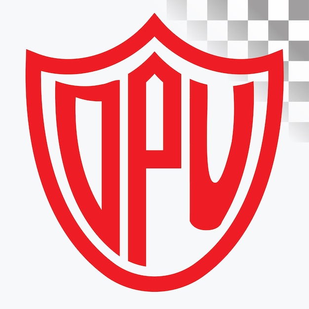 Diseño de logotipo letra DPU