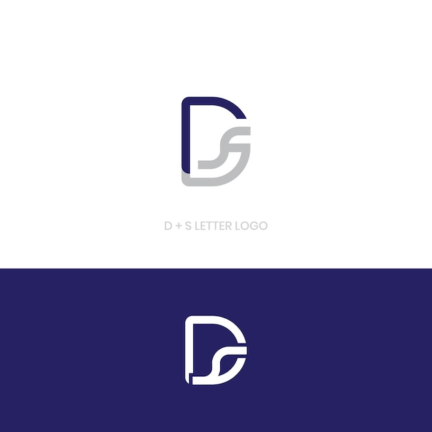 diseño de logotipo de letra ds iconos de ds logotipo de bajo icono de aplicación