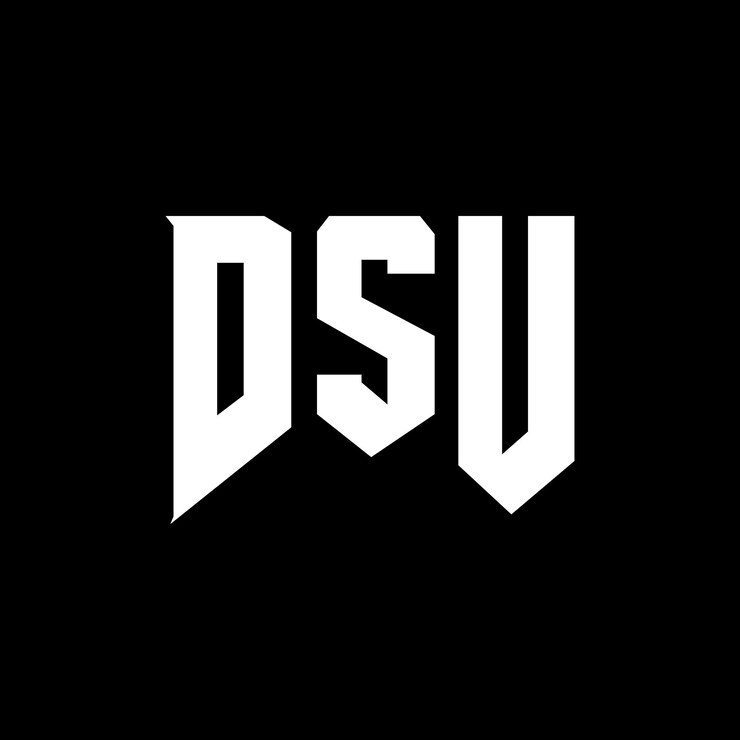 Vector diseño de logotipo de letra dsu para una empresa de tecnología diseño de diseño de logotipo dsu combinación de colores blanco y negro dsu logo dsu vector dsu diseño dsu icono dsu alfabeto dsu tipografía diseño del logotipo
