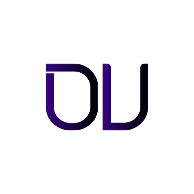 diseño del logotipo de la letra du