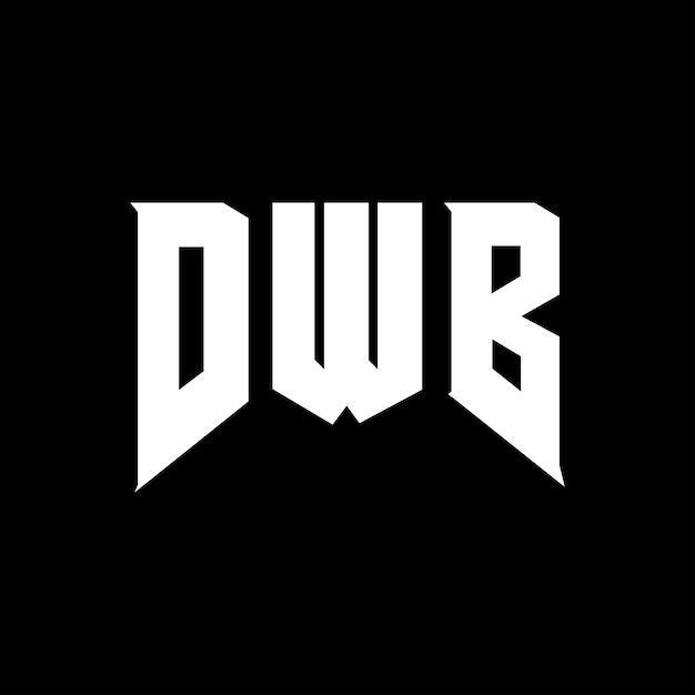 Diseño de logotipo de letra DWB para una empresa de tecnología DWB diseño de logotipo combinación de colores blanco y negro DWB logotipo DWB vector DWB diseño DWB icono DWB alfabeto DWB tipografía diseño de Logotipo DWB