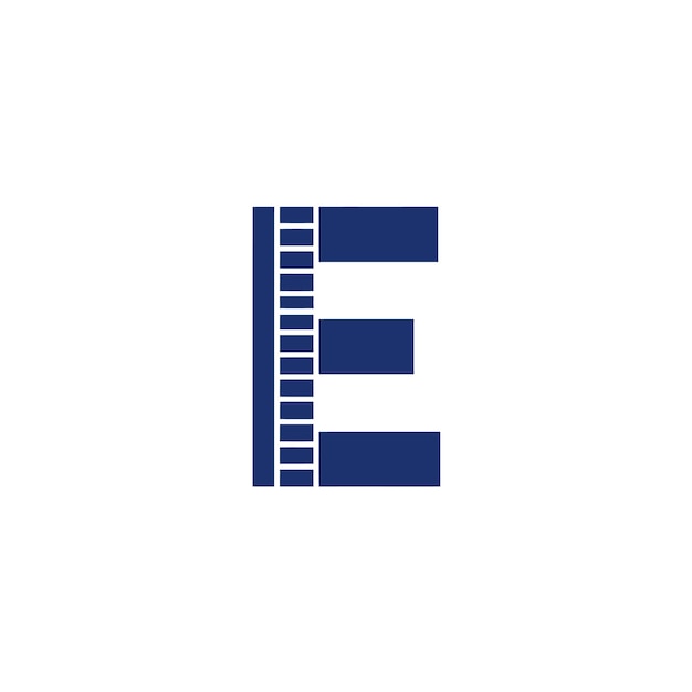 Diseño del logotipo de la letra E