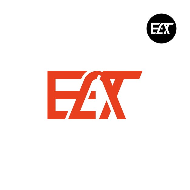 Diseño del logotipo de la letra EAT Monograma