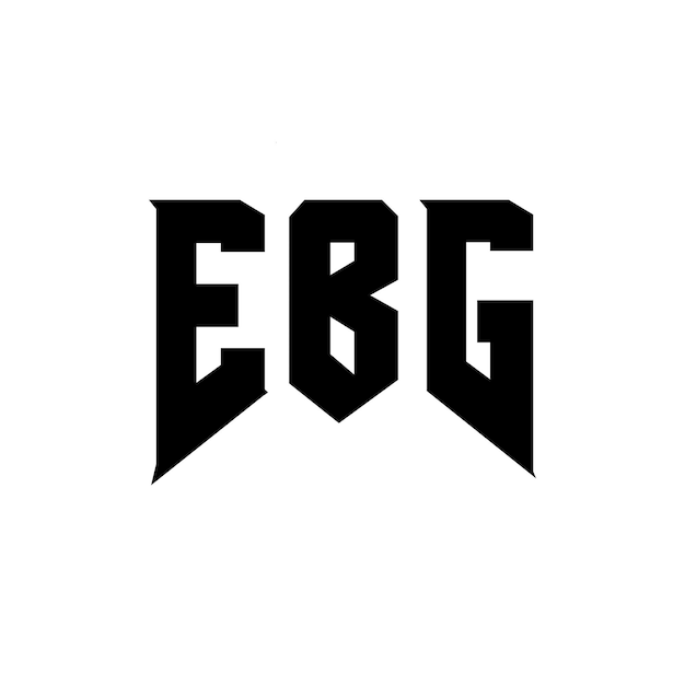 Diseño de logotipo de letra EBG para la empresa de tecnología EBG Diseño del logotipo de combinación de colores blanco y negro EBG Logotipo EBG Vector EBG diseño EBG icono EBG alfabeto EBG tipografía diseño del logotipo EBG