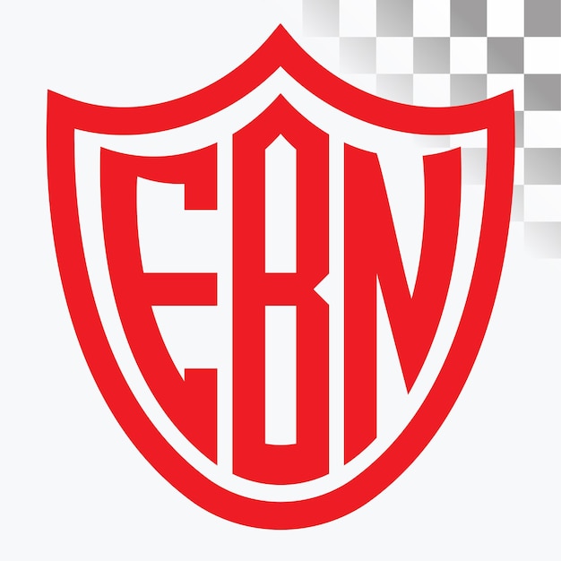 Diseño del logotipo de la letra EBN