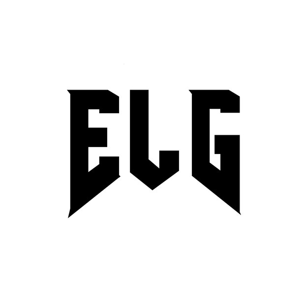 Diseño de logotipo de letra ELG para la empresa de tecnología ELG Diseño del logotipo ELG combinación de colores blanco y negro ELG Logotipo ELG Vector ELG diseño ELG icono ELG alfabeto ELG tipografía diseño del logotipo