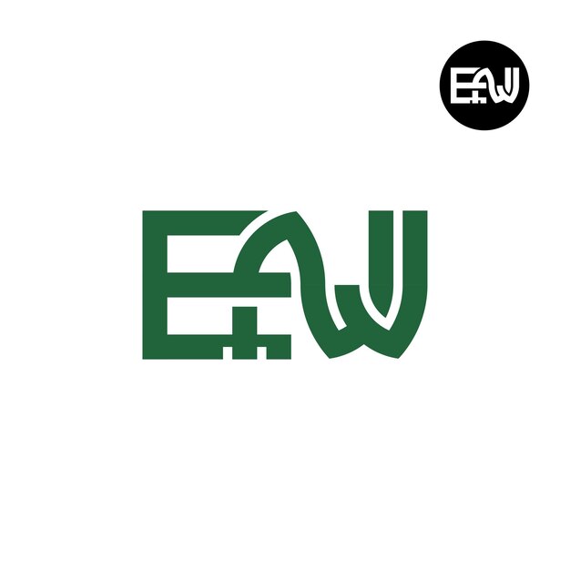 Diseño del logotipo de la letra ENJ Monogram
