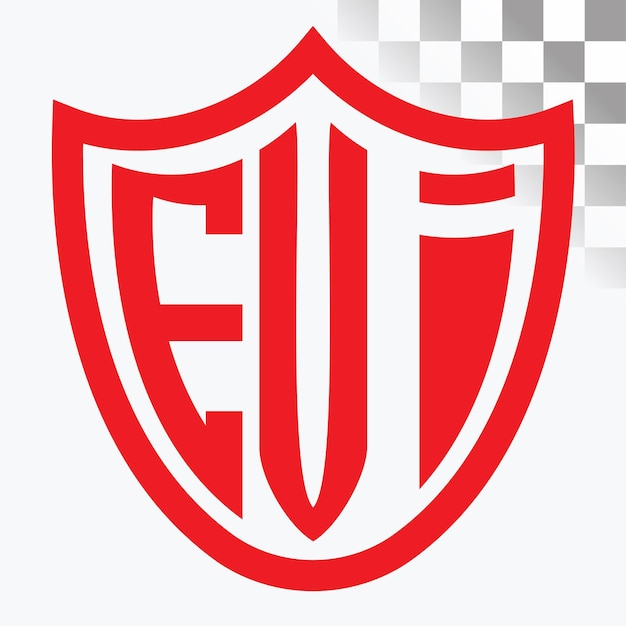 Diseño del logotipo de la letra EVI