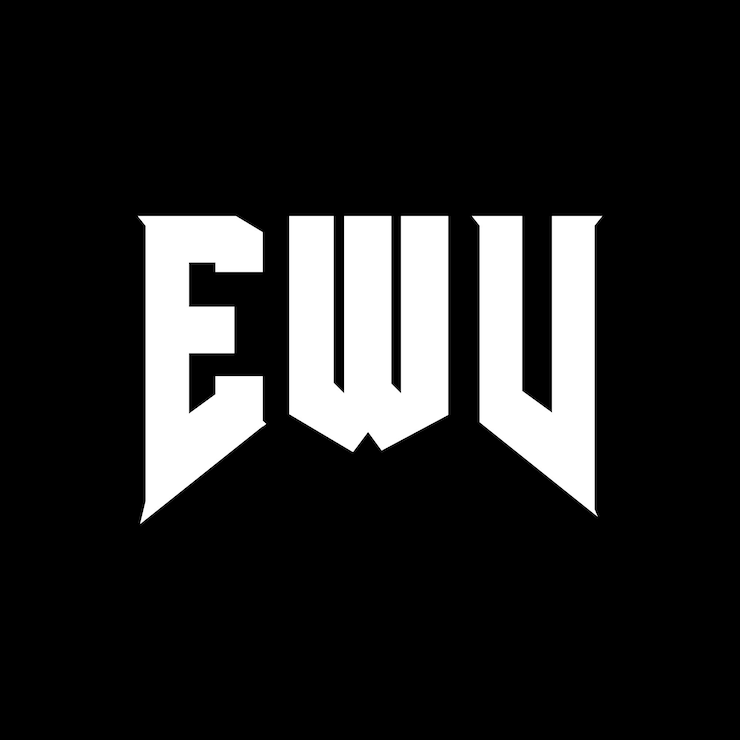 Vector diseño de logotipo de letra ewv para una empresa de tecnología diseño del logotipo ewv combinación de colores blanco y negro ewv logotipo vector ewv diseño ewv icono ewv alfabeto ewv tipografía diseño del logotipo