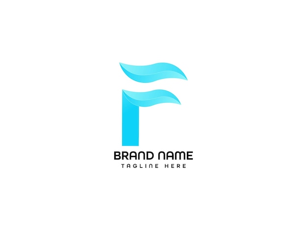 Diseño de logotipo de letra F