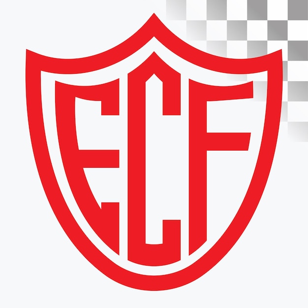 Diseño del logotipo de la letra FCF