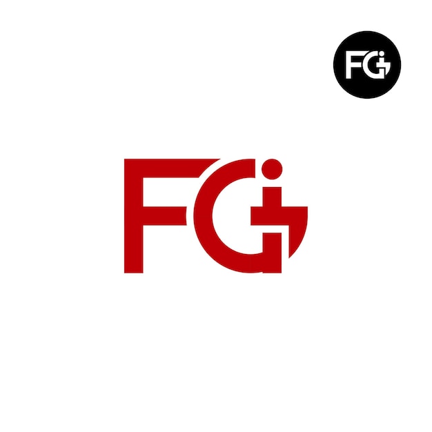 Diseño del logotipo de la letra FGi Monogram