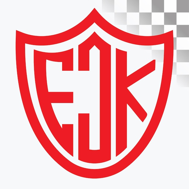 Diseño del logotipo de la letra FJK