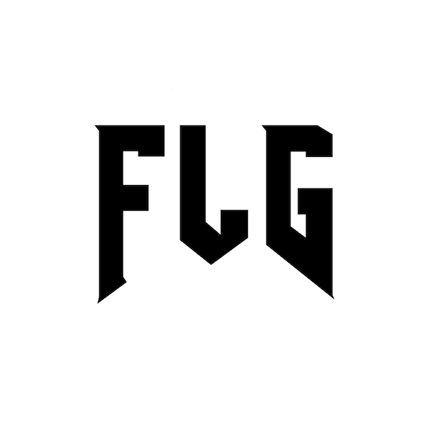 Diseño de logotipo de letra FLG para una empresa de tecnología FLG diseño de logotipo combinación de colores blanco y negro FLG logotipo FLG vector FLG diseño FLG icono FLG alfabeto FLG tipografía FLG diseño del logotipo