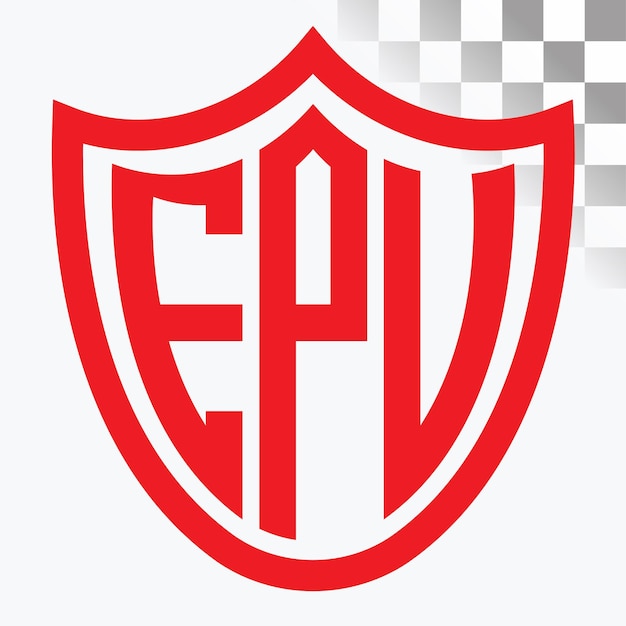 Diseño de logotipo de letra FPV
