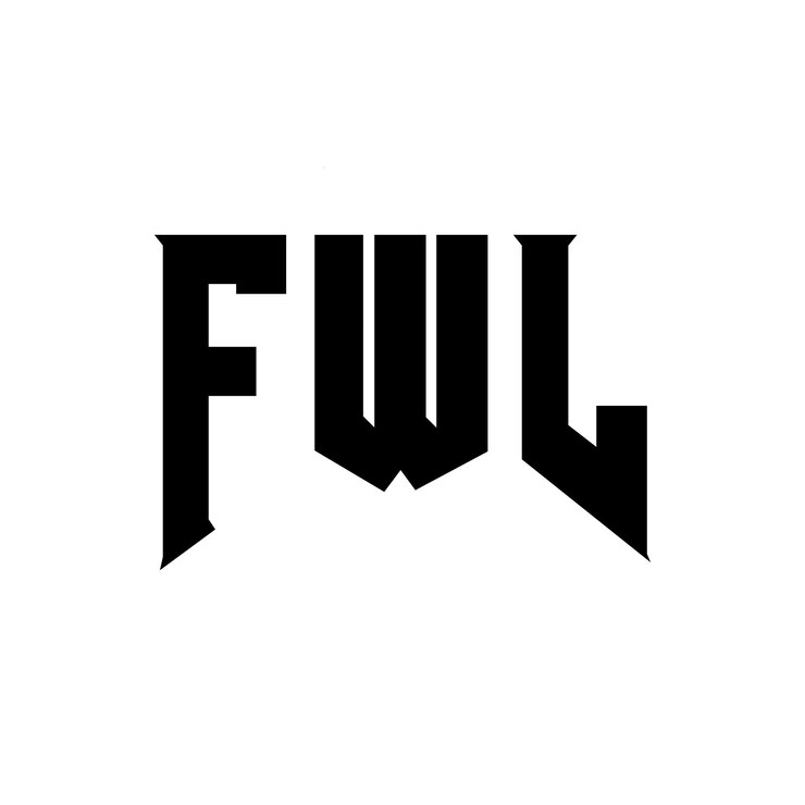 Vector diseño de logotipo de letra fwl para una empresa de tecnología diseño del logotipo fwl combinación de colores blanco y negro fwl logotipo vector fwl diseño fwl icono fwl alfabeto fwl tipografía diseño del logotipo