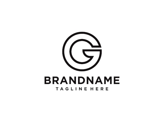 Diseño de logotipo letra G Logotipo de letra inicial G creativo Símbolo de letra G Negocio de letra G