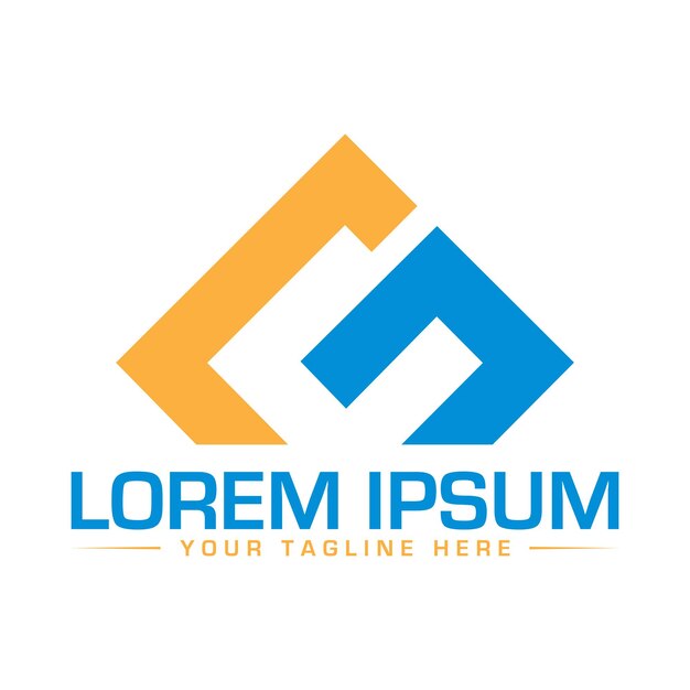 Diseño de logotipo letra G Logotipo de letra inicial G creativo Símbolo de letra G Negocio de letra G
