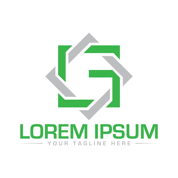 Diseño de logotipo letra G Logotipo de letra inicial G creativo Símbolo de letra G Negocio de letra G