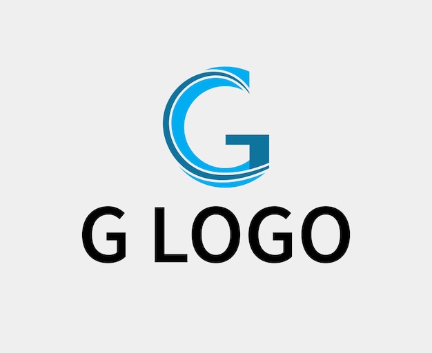 Diseño de logotipo letra G Logotipo de letra inicial G creativo Símbolo de letra G Negocio de letra G