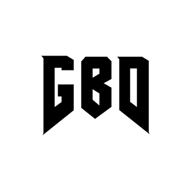 Diseño de logotipo de letra GBD para una empresa de tecnología Diseño de Logotipo GBD combinación de colores blanco y negro Diseño de diseño de logotipo GBD Vector GBD Diseño de icono GBD Alfabeto GBD Tipografía