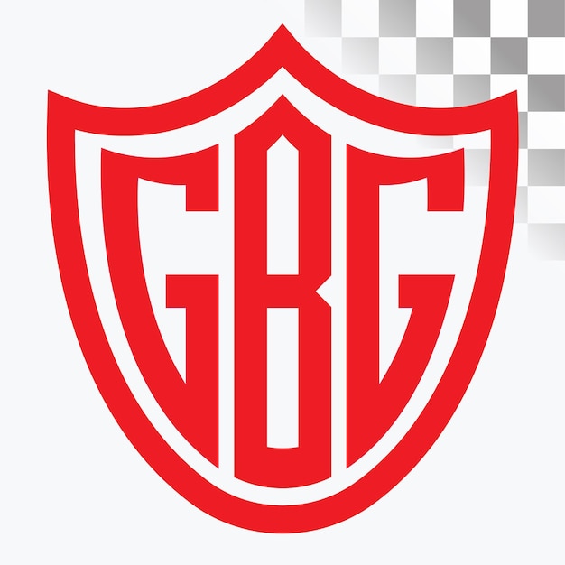 Diseño de logotipo de letra GBG