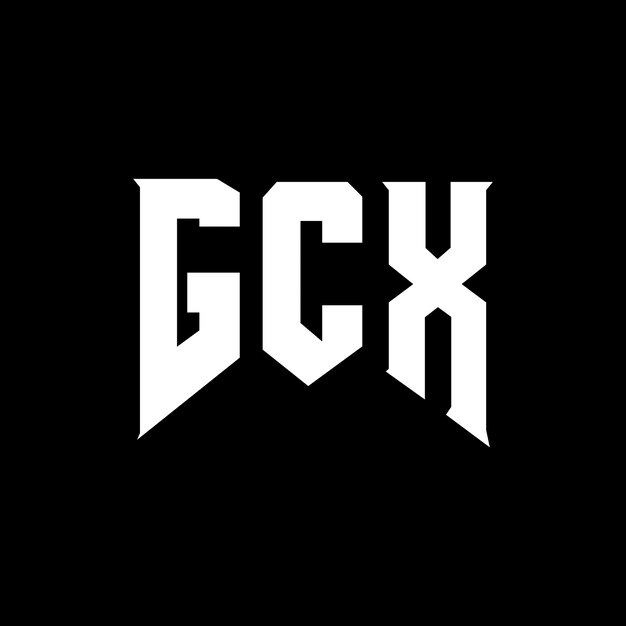 Diseño de logotipo de letra GCX para una empresa de tecnología Diseño de Logotipo GCX combinación de colores blanco y negro Logotipo G C X vector Diseño de G C X icono Alfabeto G C X tipografía Diseño de LOGO