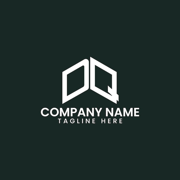 Diseño de logotipo de letra geométrica moderna