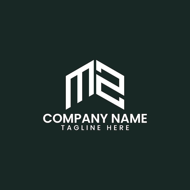 Diseño de logotipo de letra geométrica moderna